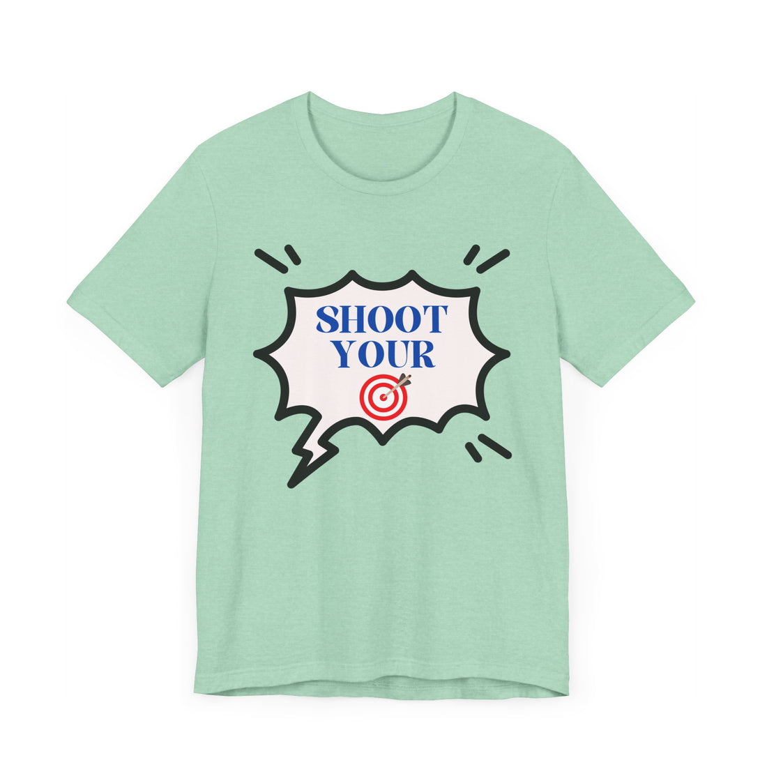 Unisex Statement Typography Jersey Tee