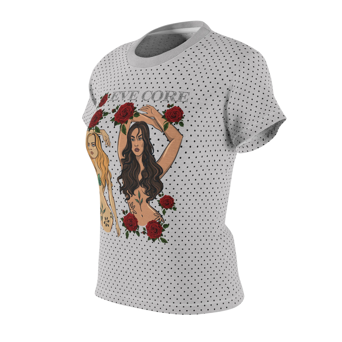 Slate Eve Core AOP Women's Cap Sleeves T-shirt