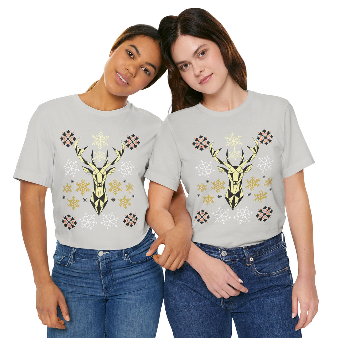Stag Print Unisex Jersey Tee