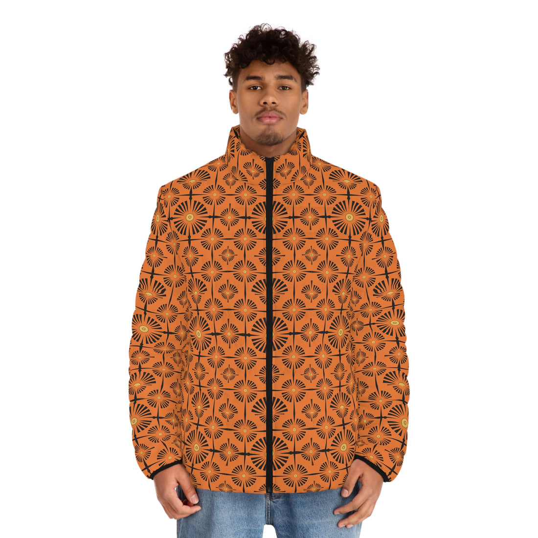 Flame Wheels & Spokes Men's Puffer Jacket