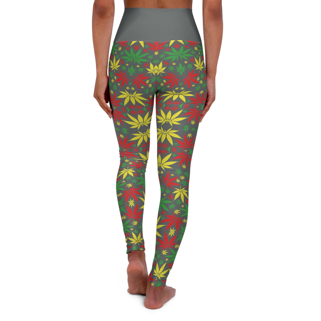 Ash Tropical Rasta Toned Yoga Leggings