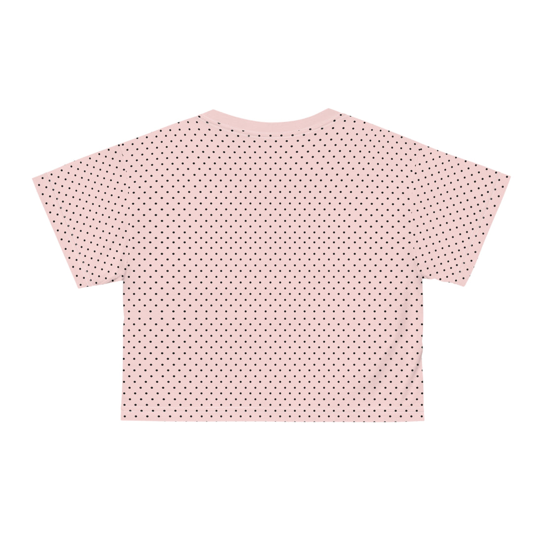 Pale Pink Eve Core AOP Crop Tee