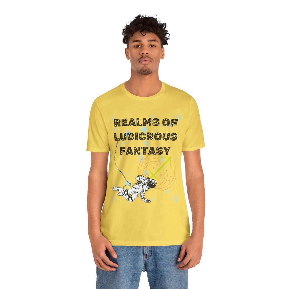 Fantasy Realm Typography Unisex Jersey Tee