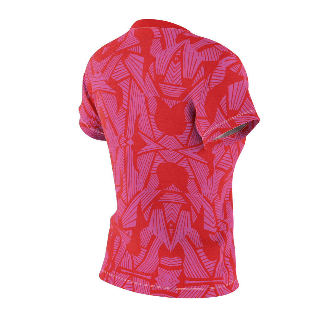 Red Girls Of Summer AOP Women's Cap Sleeves T-shirt