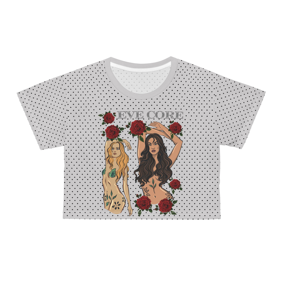 Slate Eve Core AOP Crop Tee