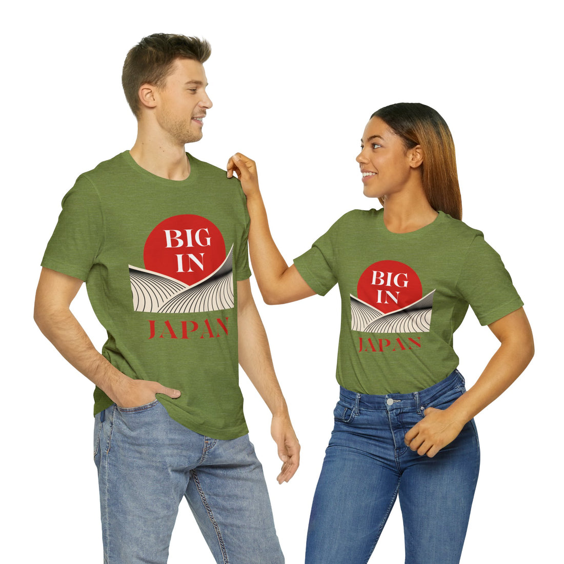 Unisex Big In Japan Typography Jersey Tee