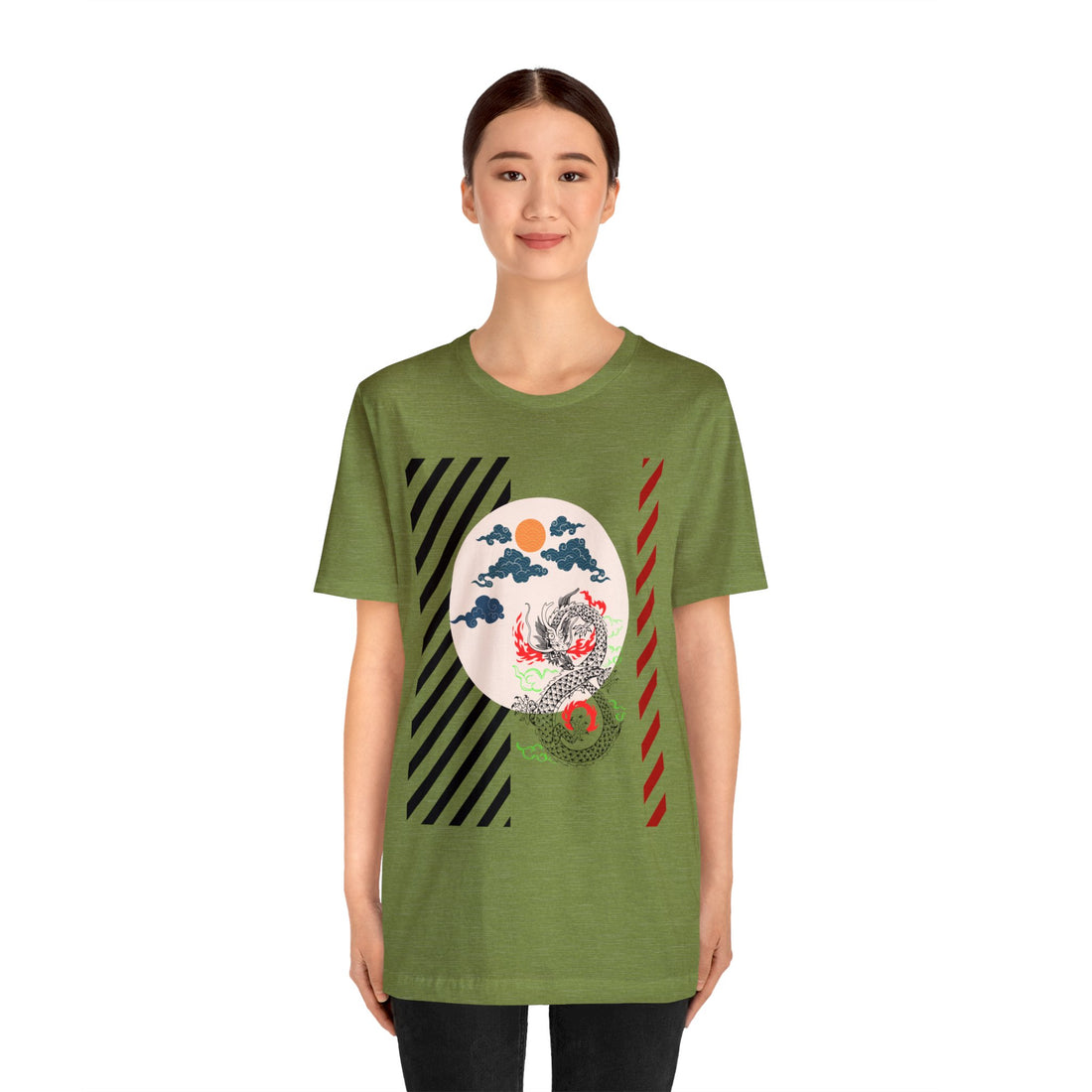 Oriental Dragon Unisex Jersey Tee