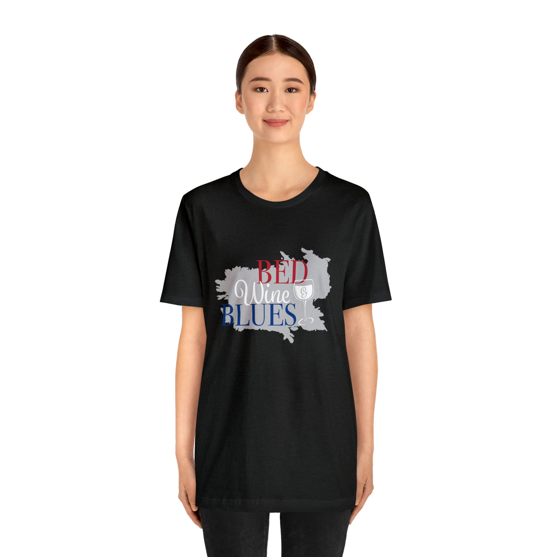 Unisex Jersey Bed & Wine Tee
