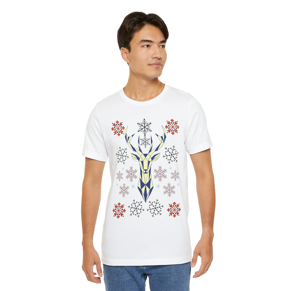 Stag Print Unisex Jersey Tee