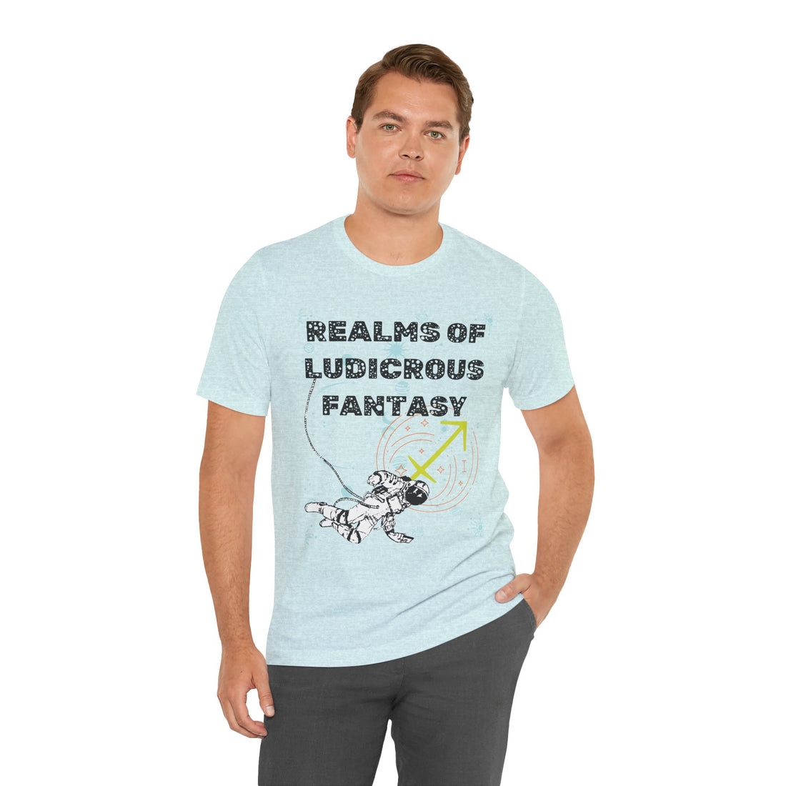 Fantasy Realm Typography Unisex Jersey Tee