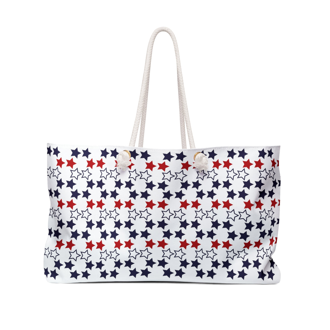 White Starry Weekender Tote Bag