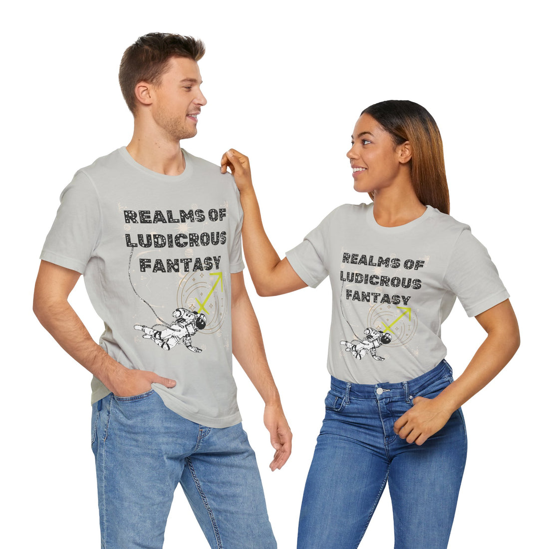 Fantasy Realm Typography Unisex Jersey Tee