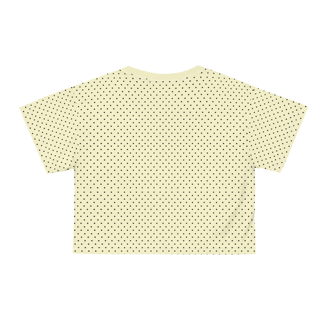 Cream Eve Core AOP Crop Tee