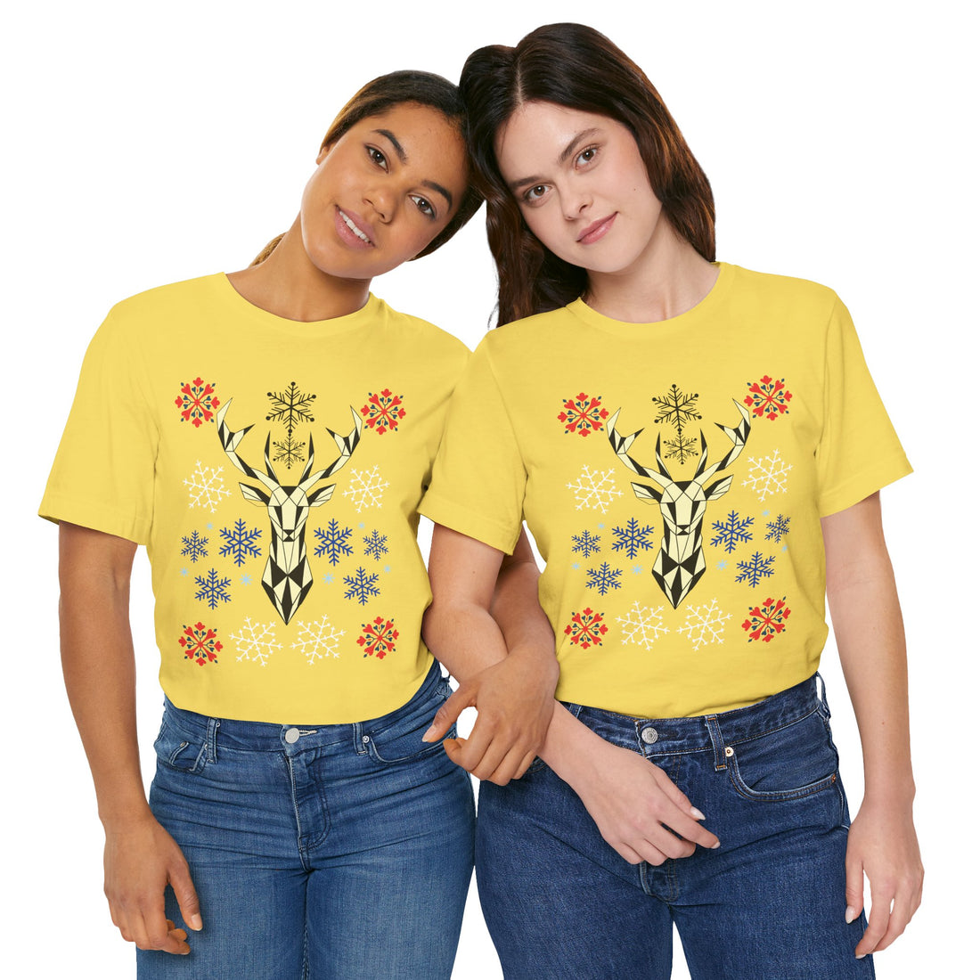 Stag Print Unisex Jersey Tee