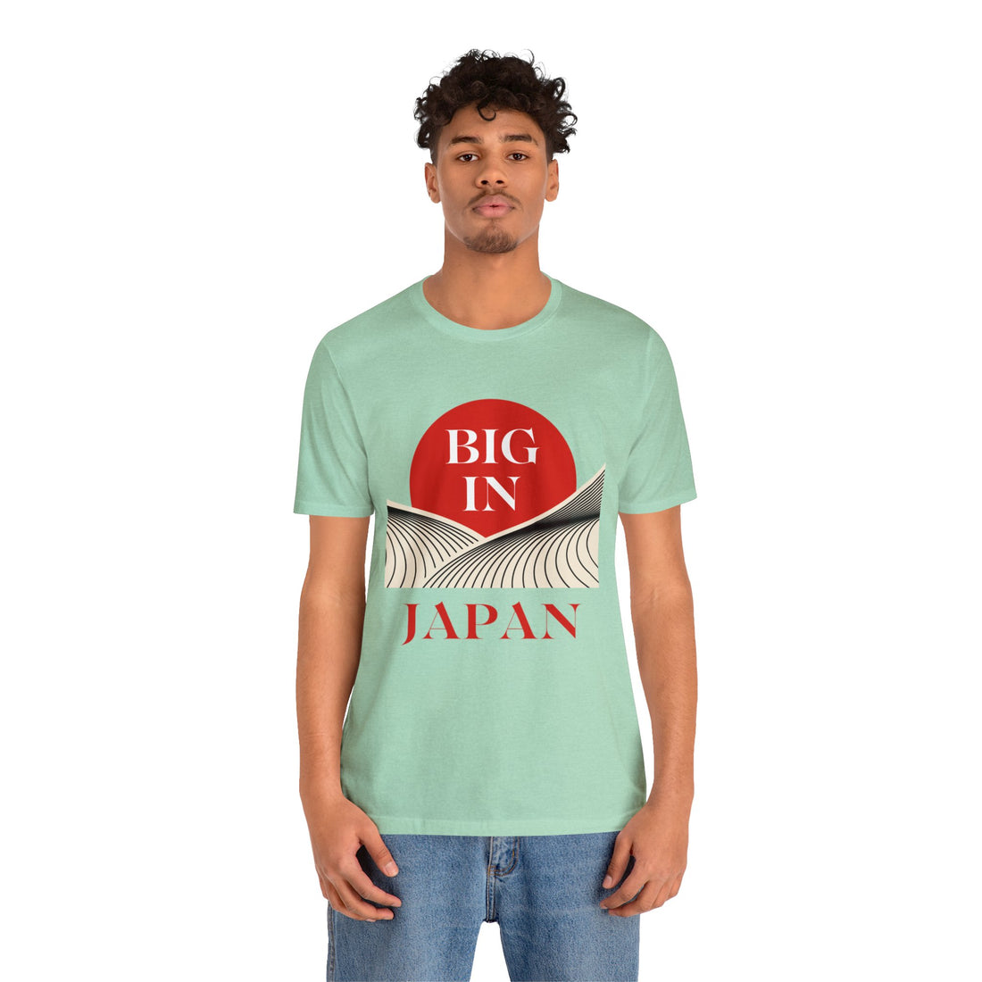 Unisex Big In Japan Typography Jersey Tee
