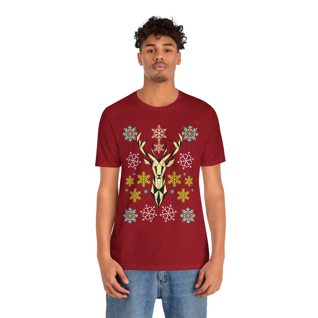 Stag Print Unisex Jersey Tee