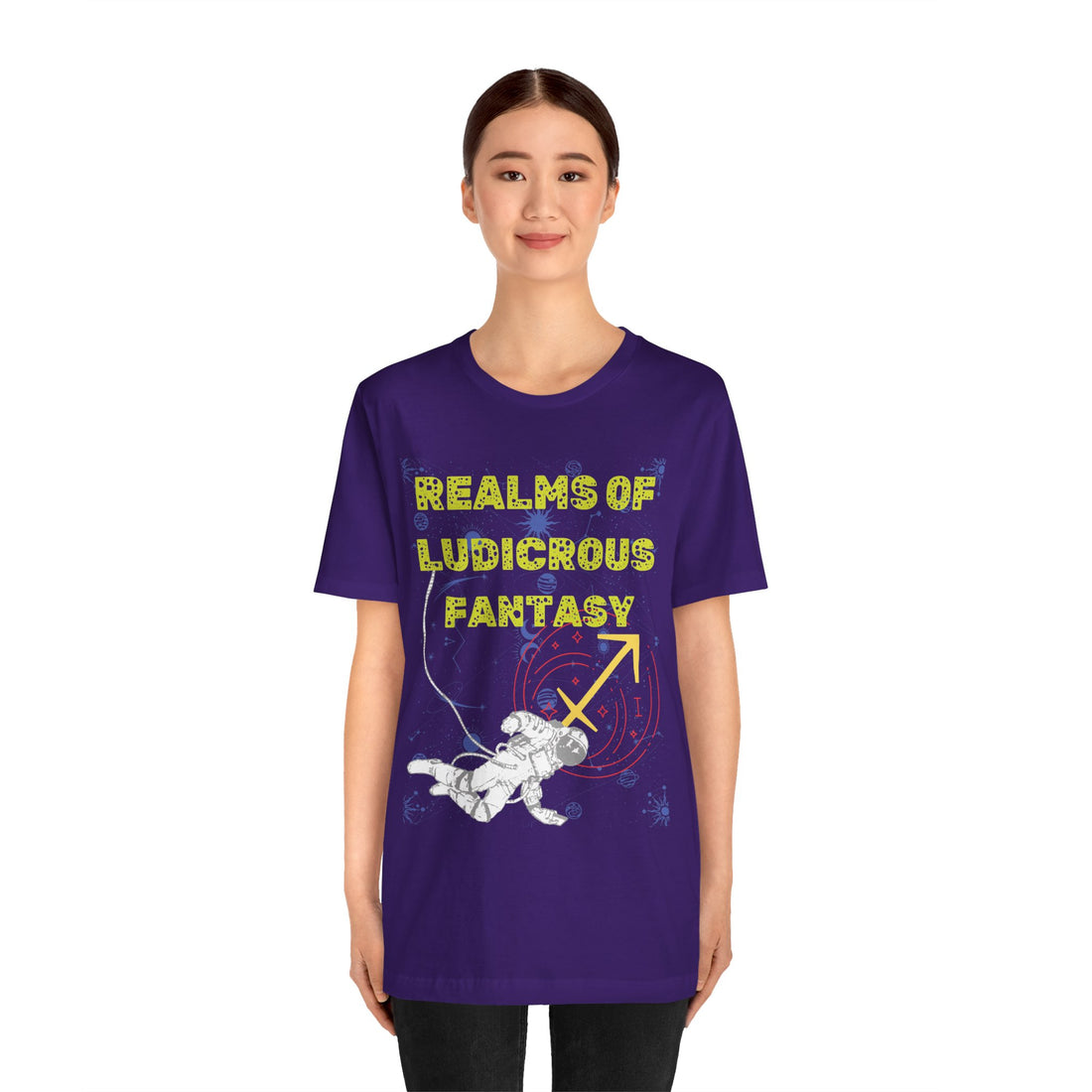 Fantasy Realm Typography Unisex Jersey Tee
