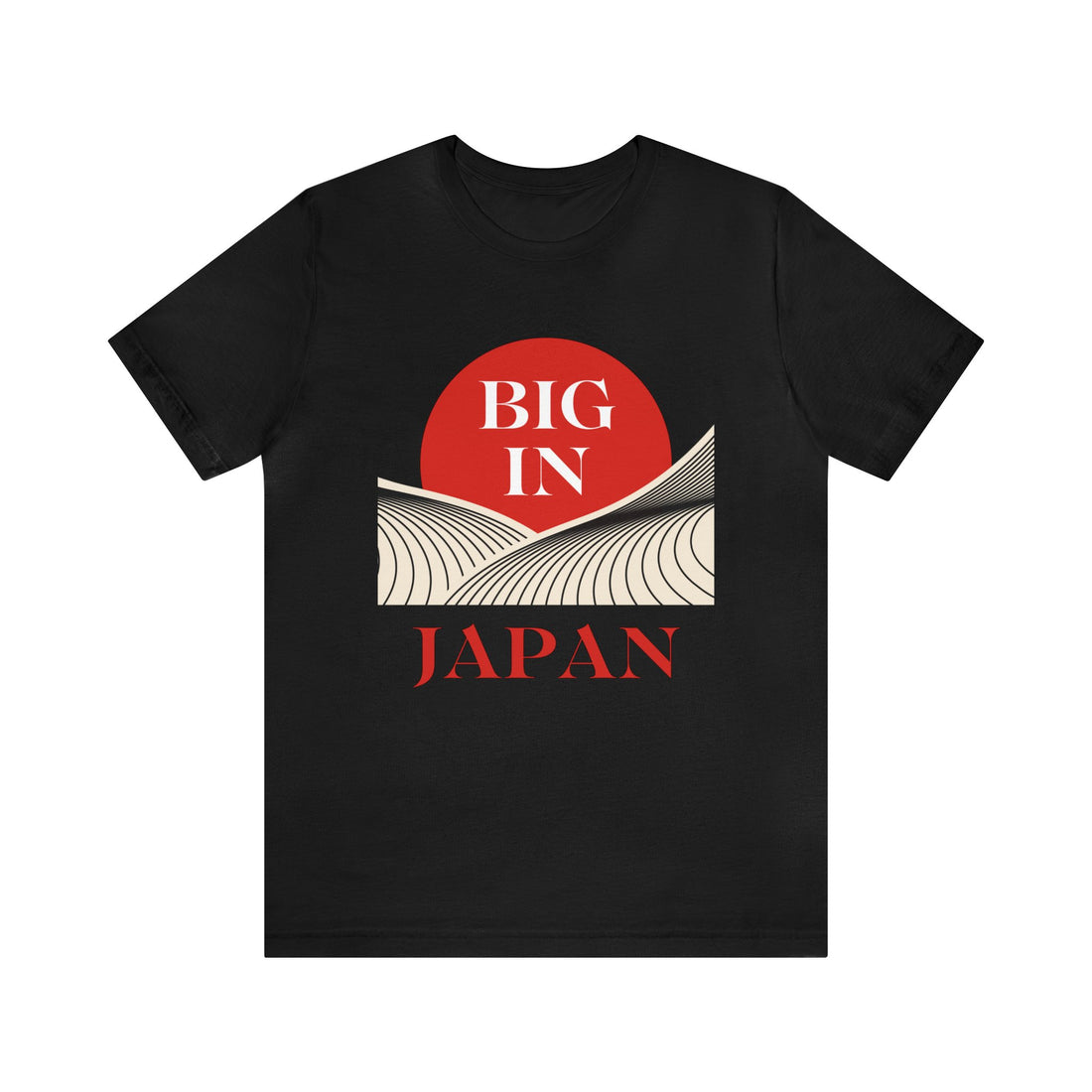 Unisex Big In Japan Typography Jersey Tee