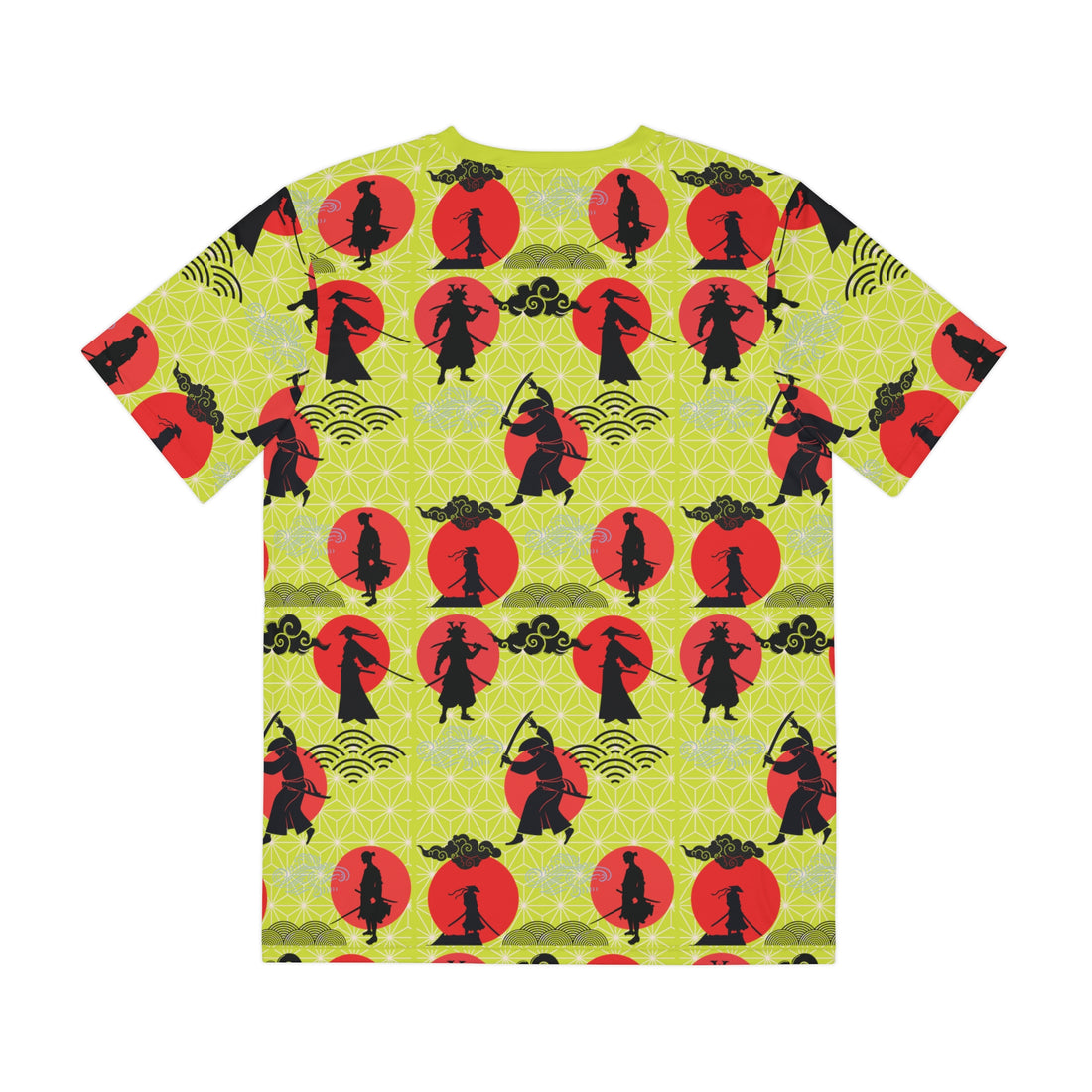 Lime Samurai Men's Polyester Tee (AOP)