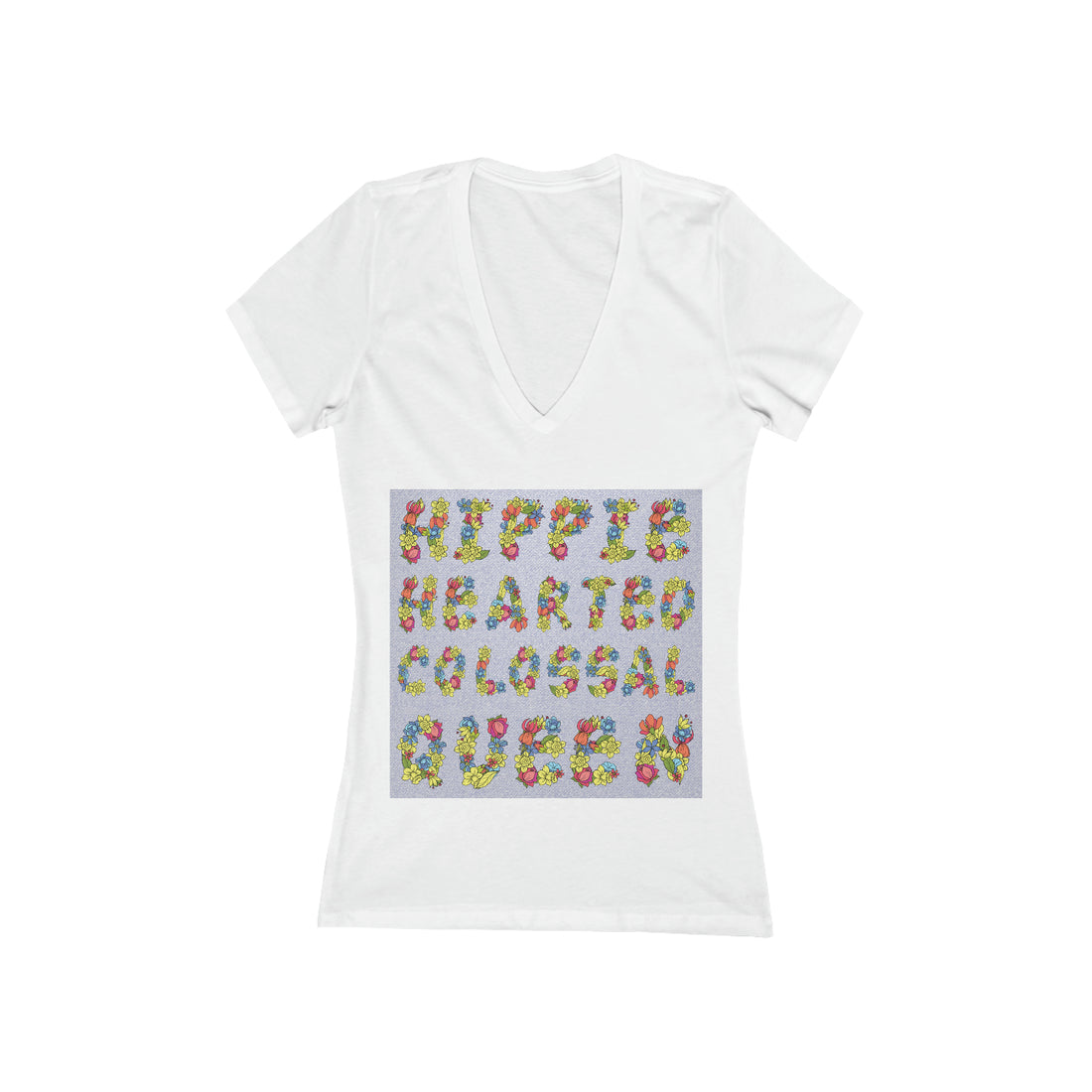 Women's Jersey Colossal Queen V-Neck Tee