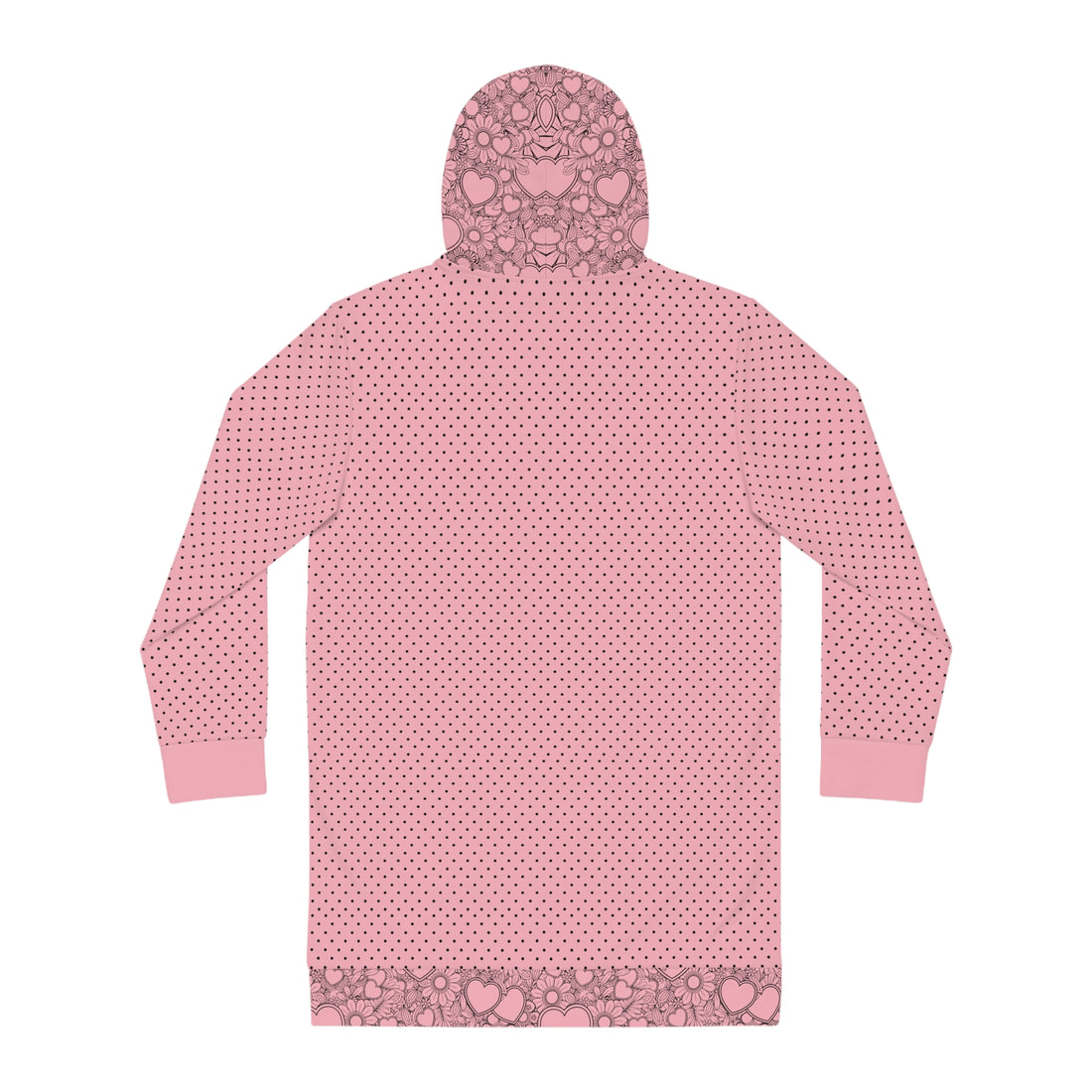 Blush Eve Core Hoodie Dress (AOP)