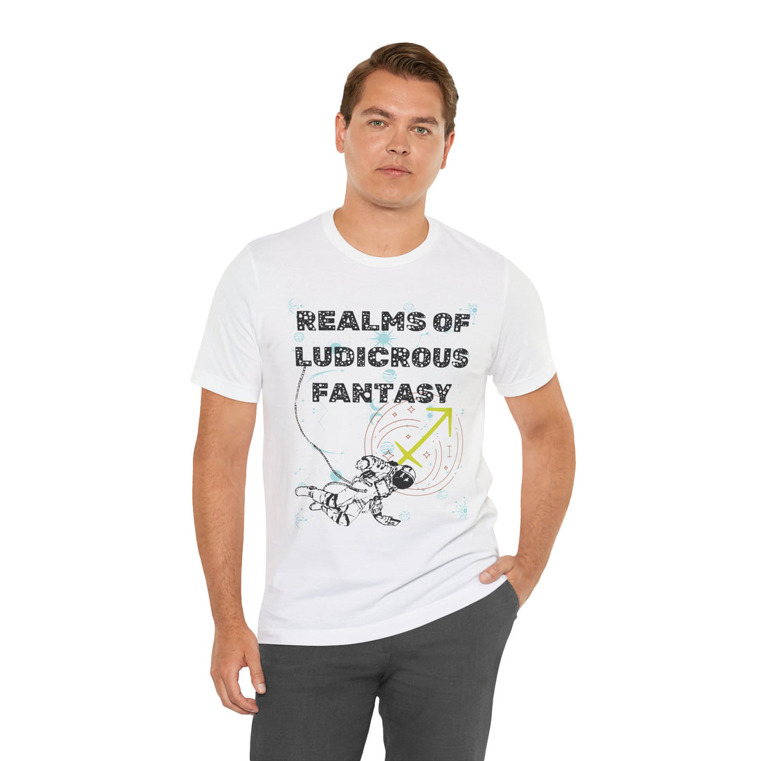 Fantasy Realm Typography Unisex Jersey Tee