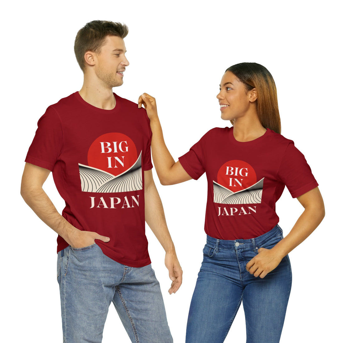 Unisex Big In Japan Typography Jersey Tee