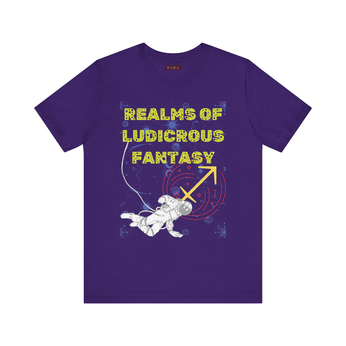 Fantasy Realm Typography Unisex Jersey Tee