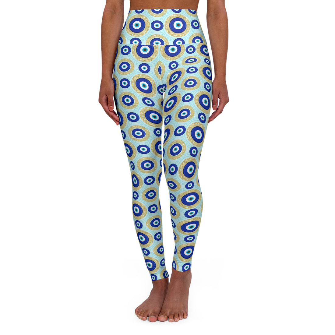 Elaborate Evil Eye Yoga Leggings