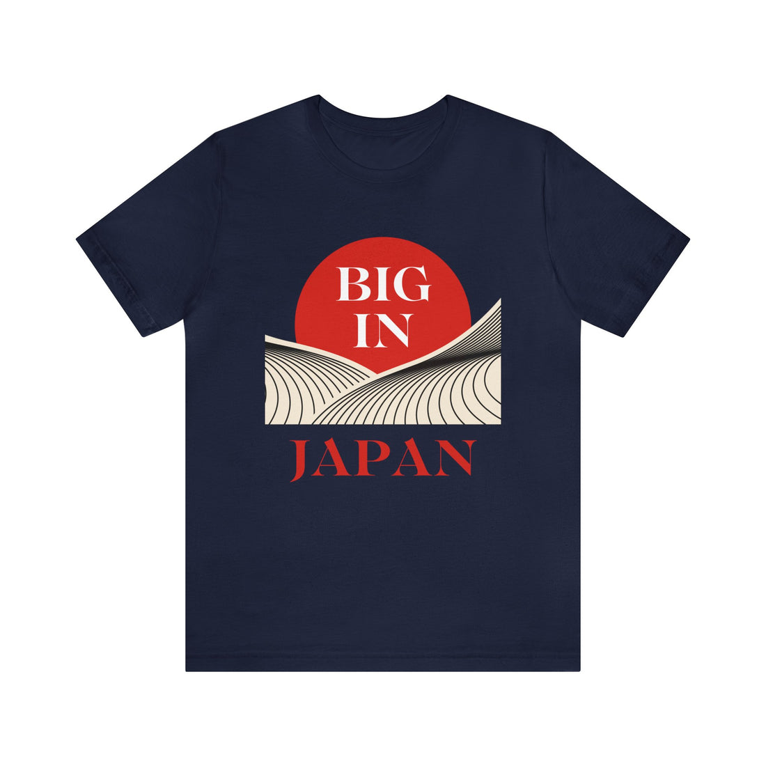Unisex Big In Japan Typography Jersey Tee