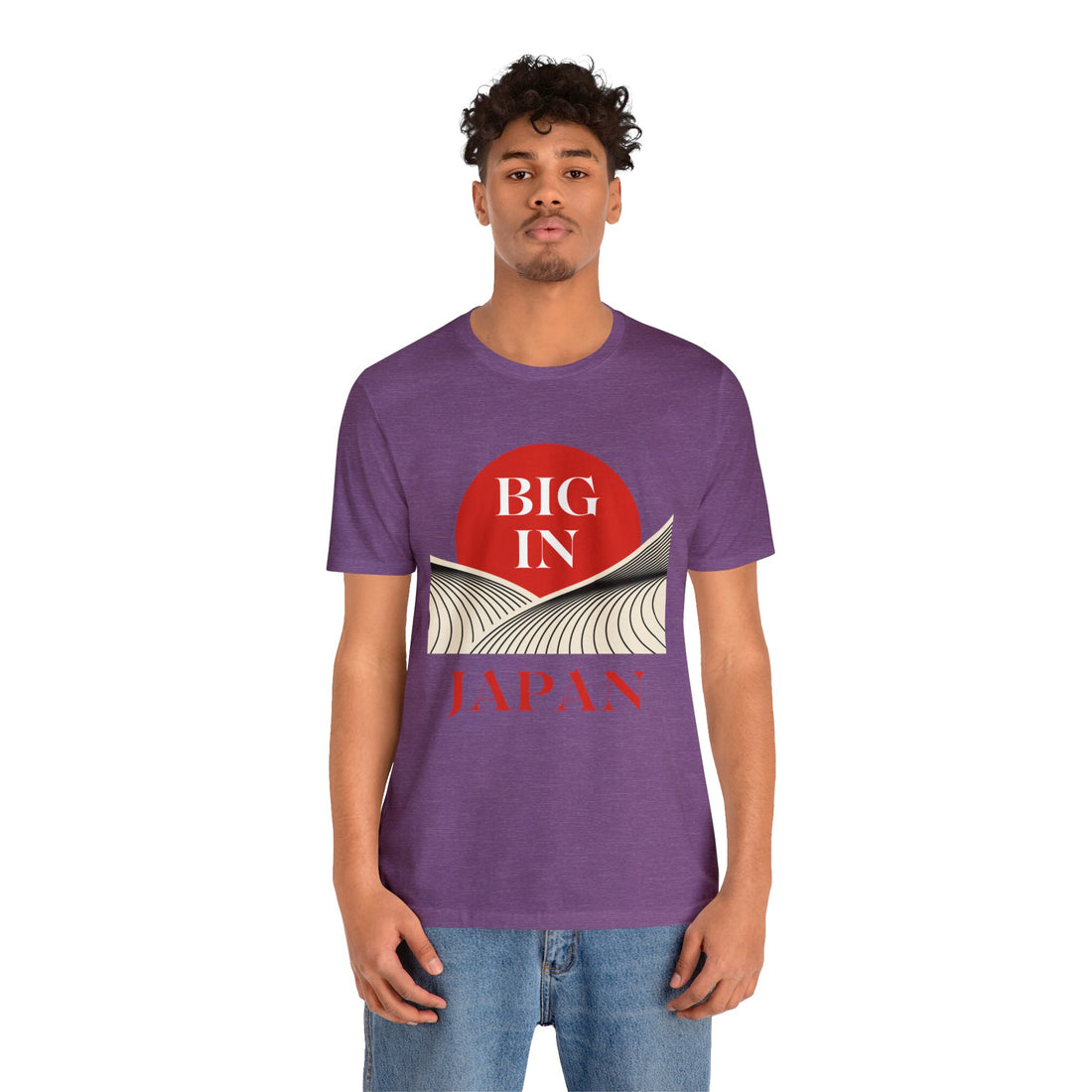 Unisex Big In Japan Typography Jersey Tee