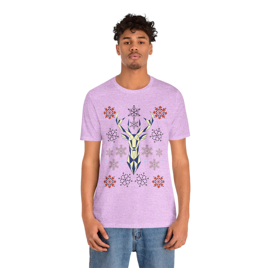 Stag Print Unisex Jersey Tee