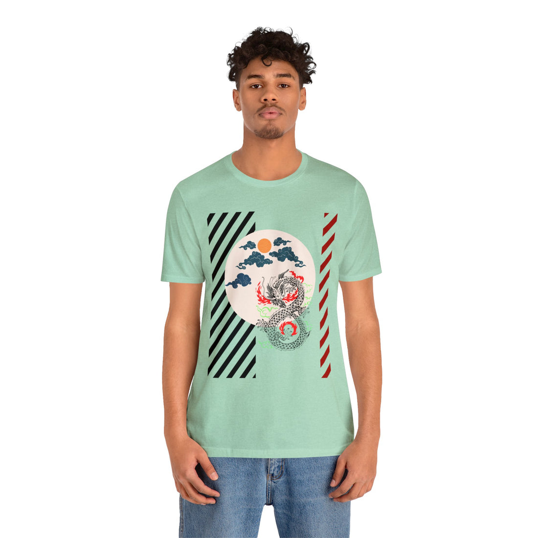 Oriental Dragon Unisex Jersey Tee