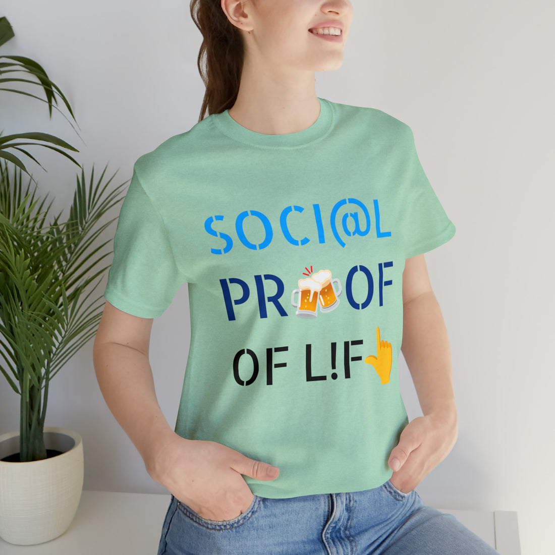Unisex Social Proof Jersey Tee
