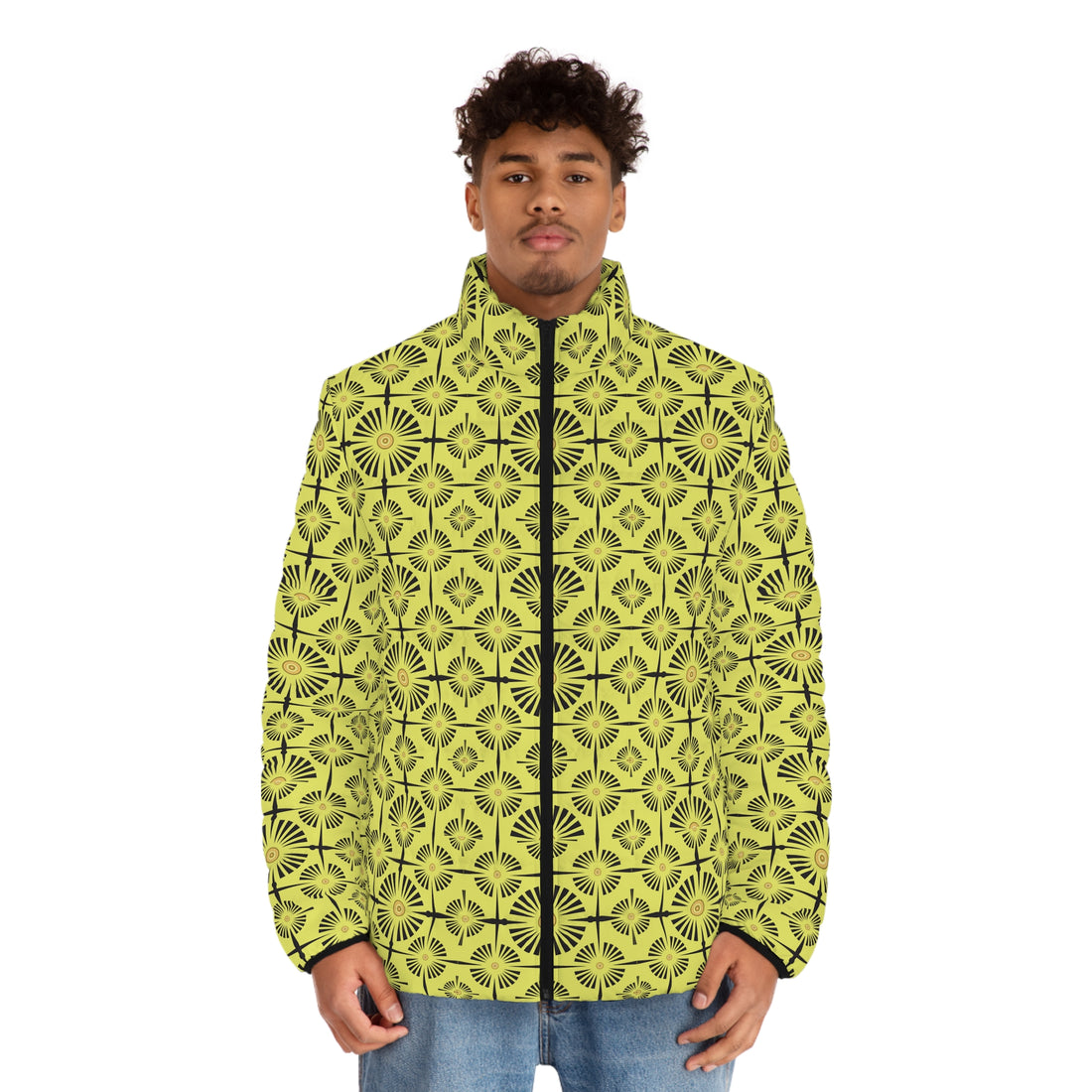 Canary Wheels & Spokes Men's Puffer Jacket
