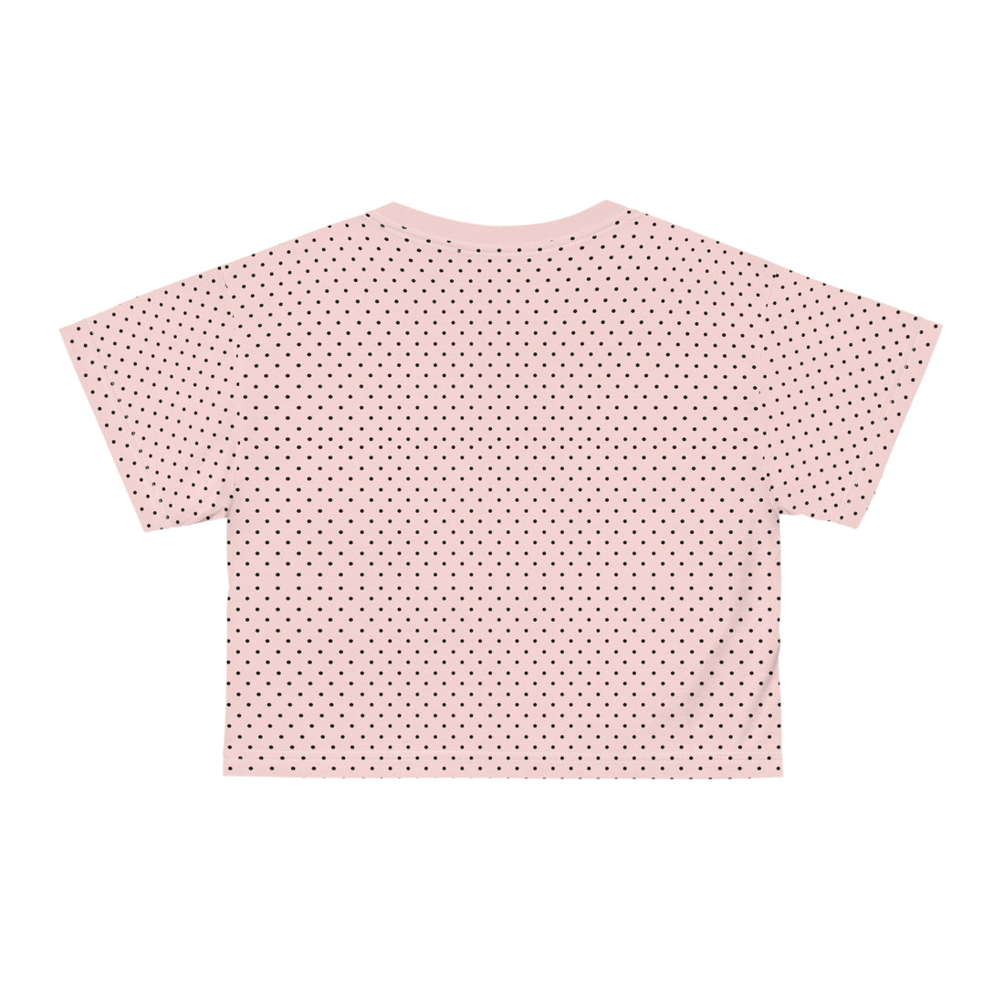 Pale Pink Eve Core AOP Crop Tee