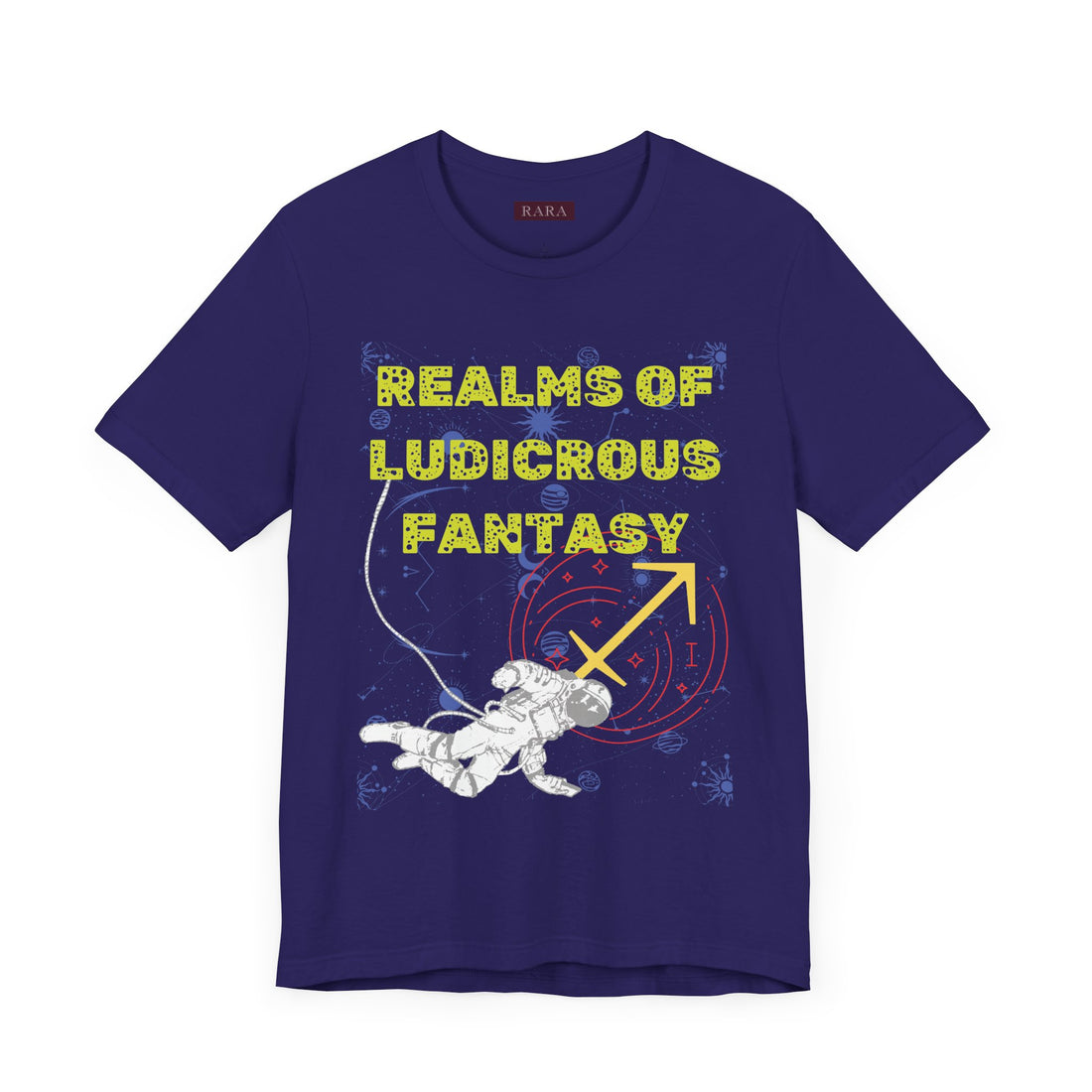 Fantasy Realm Typography Unisex Jersey Tee