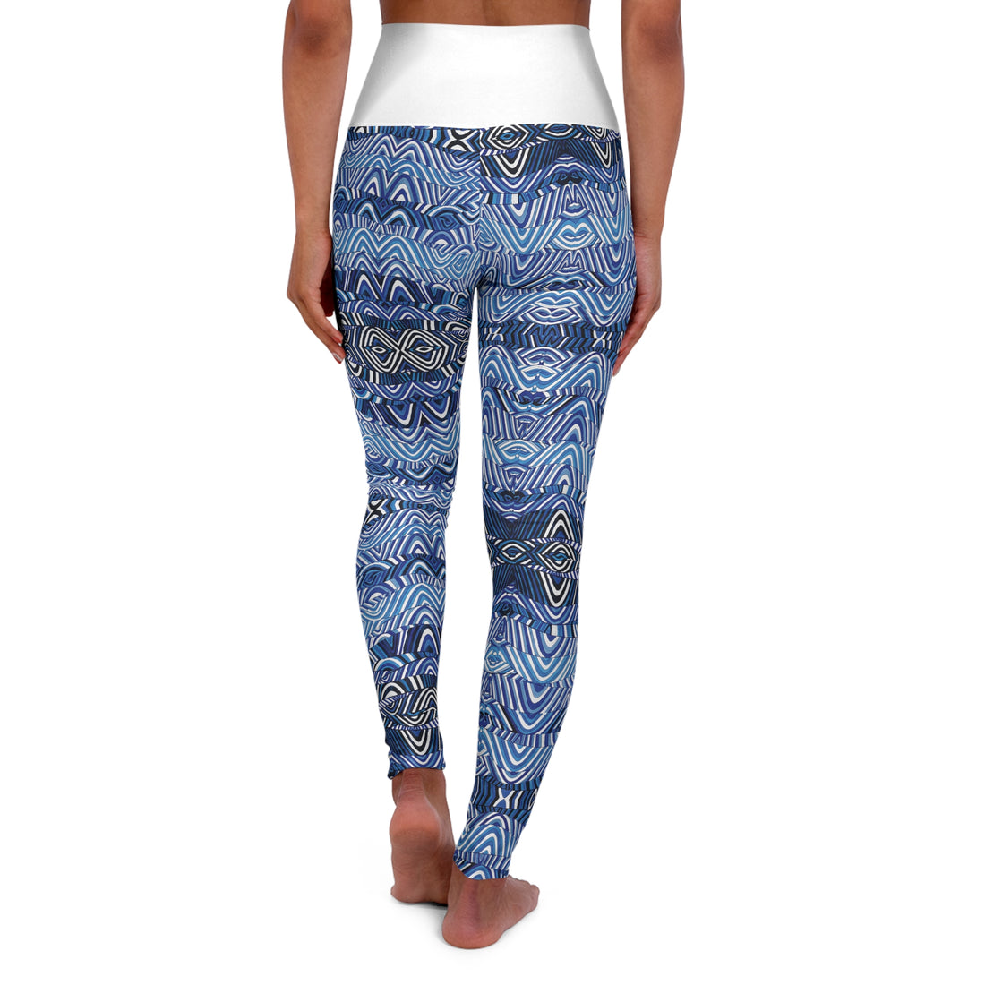White Sonic Yoga Leggings