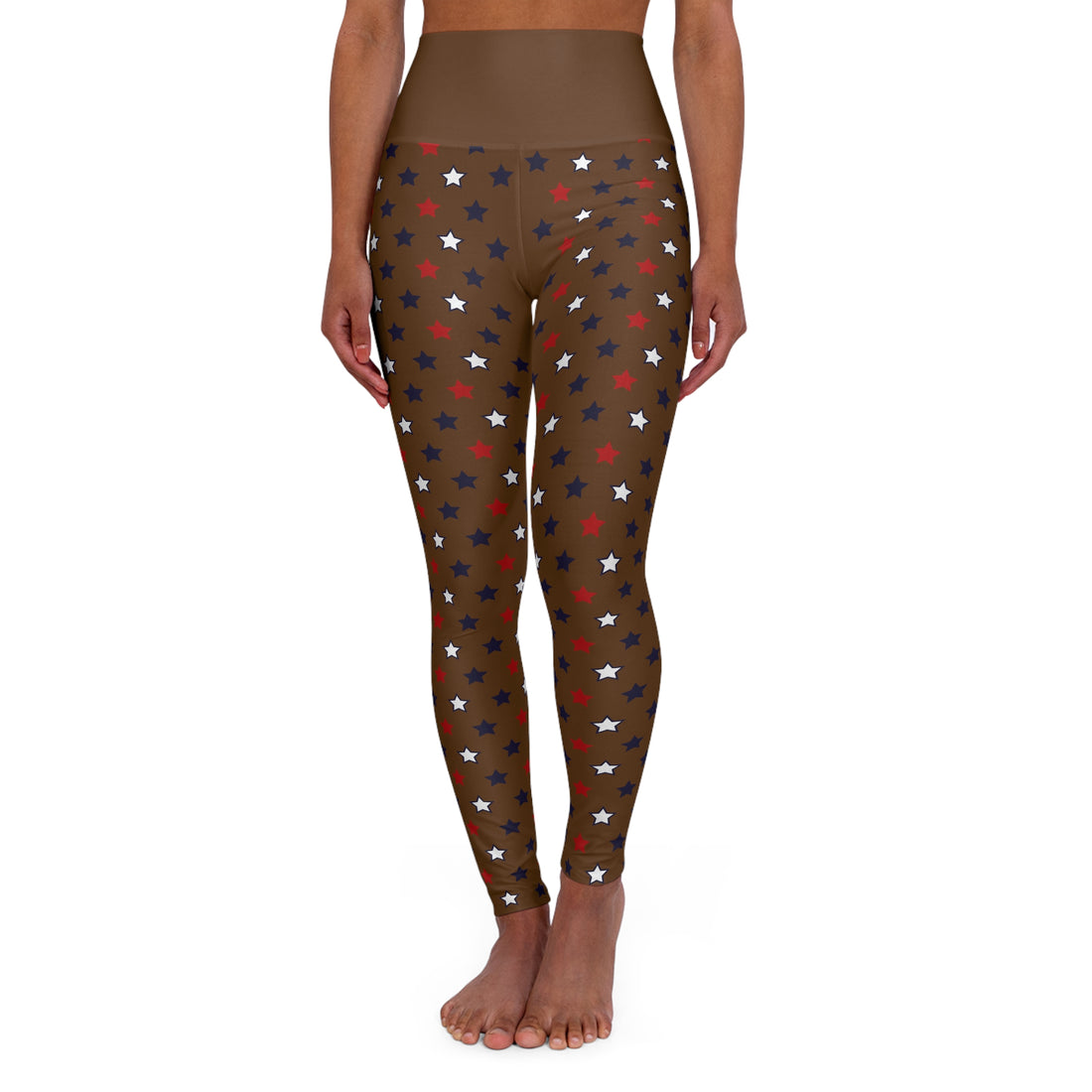 Brown Stargirl Yoga Leggings