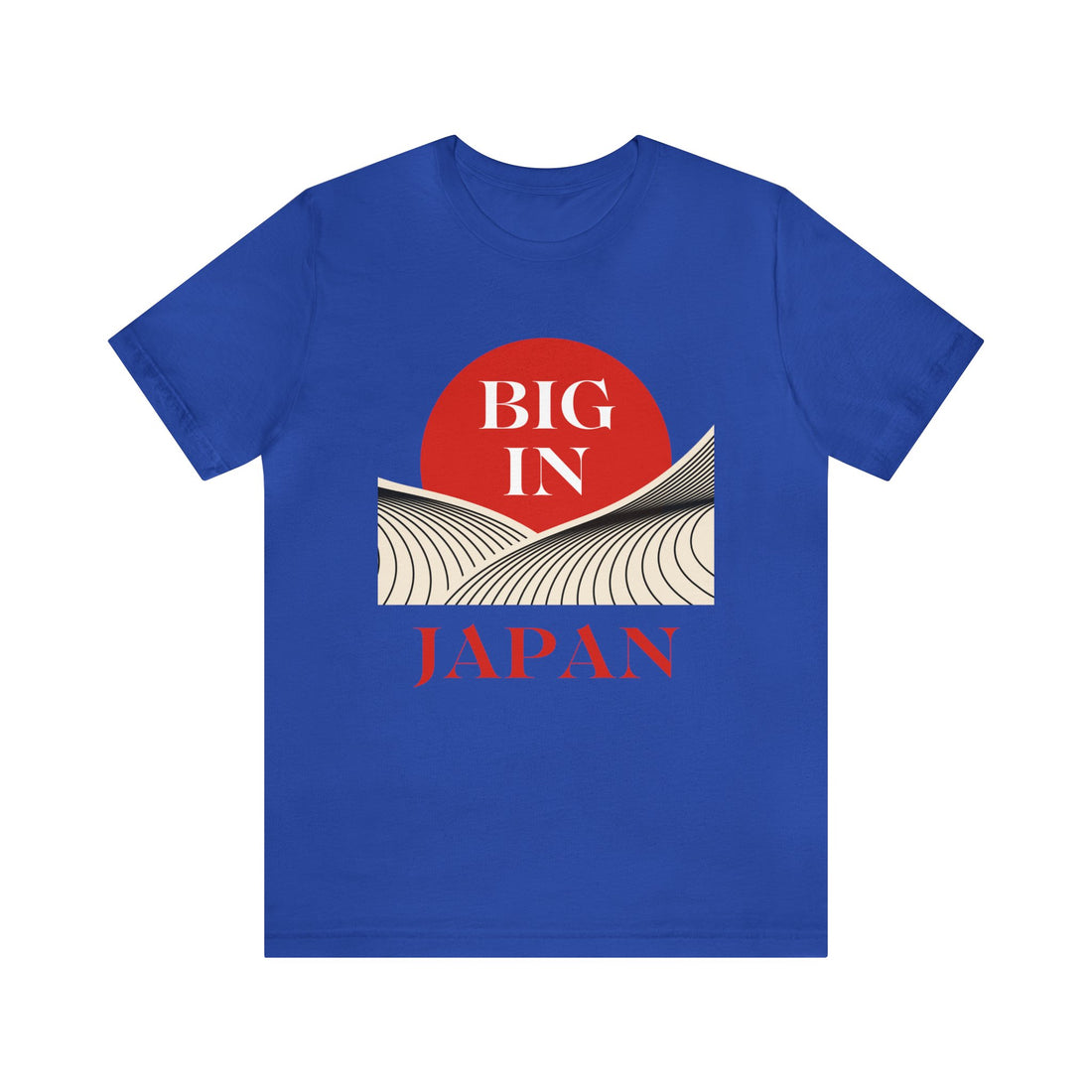 Unisex Big In Japan Typography Jersey Tee