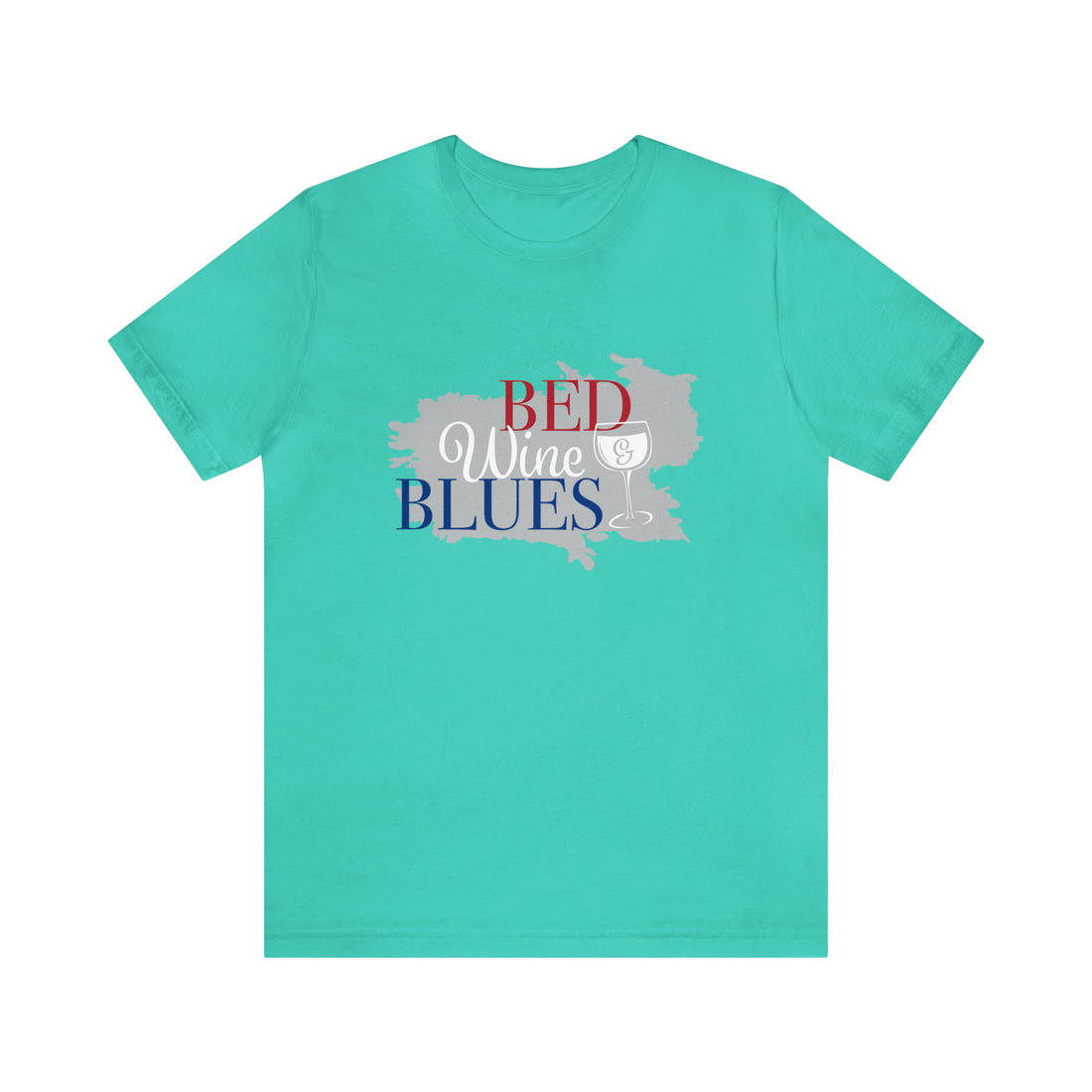 Unisex Jersey Bed & Wine Tee