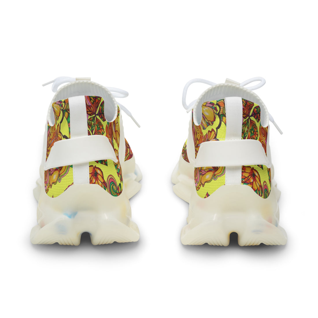 Canary Artsy Floral OTT Men's Mesh Knit Sneakers