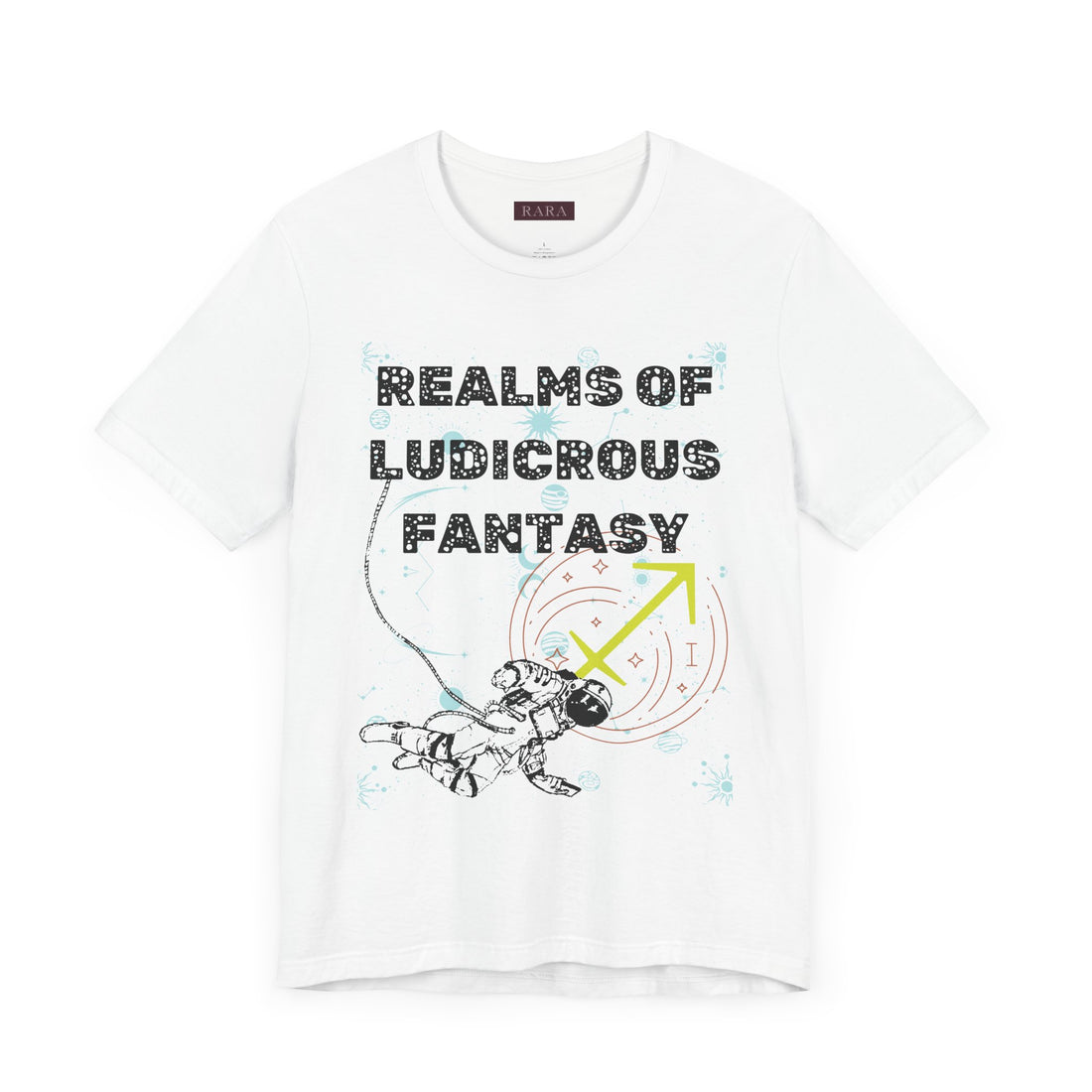 Fantasy Realm Typography Unisex Jersey Tee