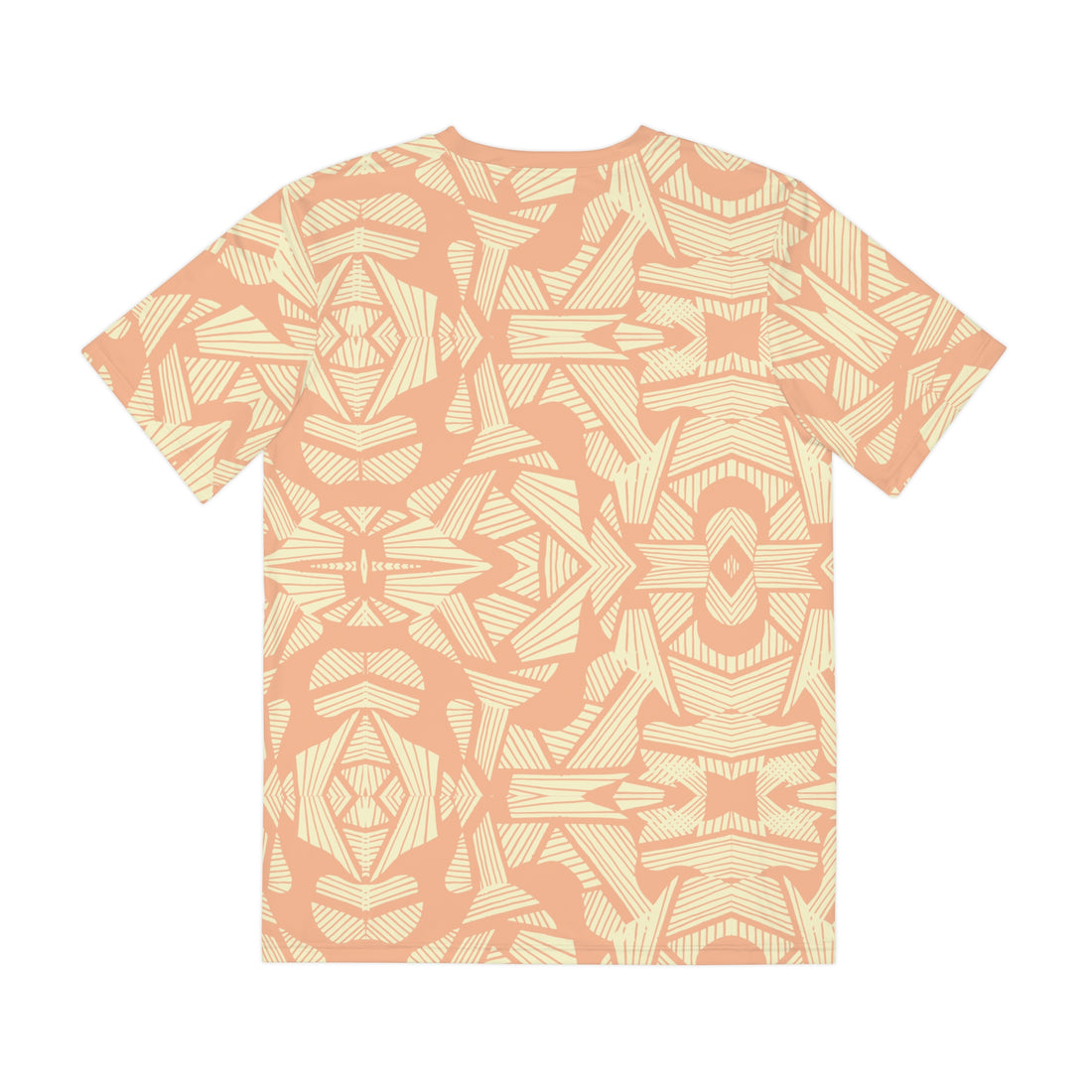Peach Fuzz Men's Rasta Lion Portrait Polyester Tee (AOP)
