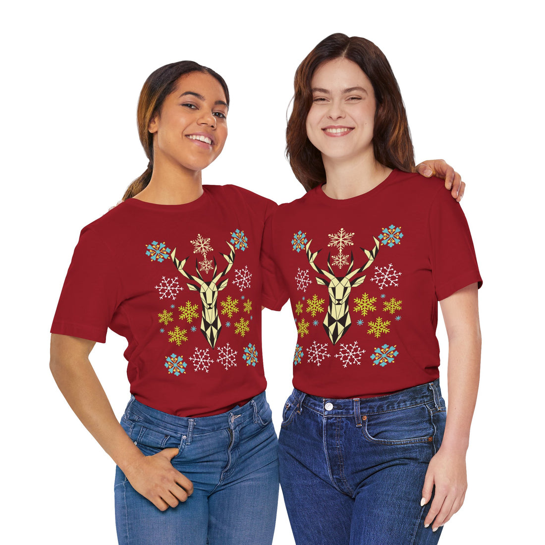 Stag Print Unisex Jersey Tee