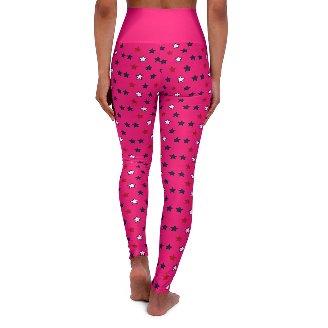 Hot Pink Stargirl Yoga Leggings