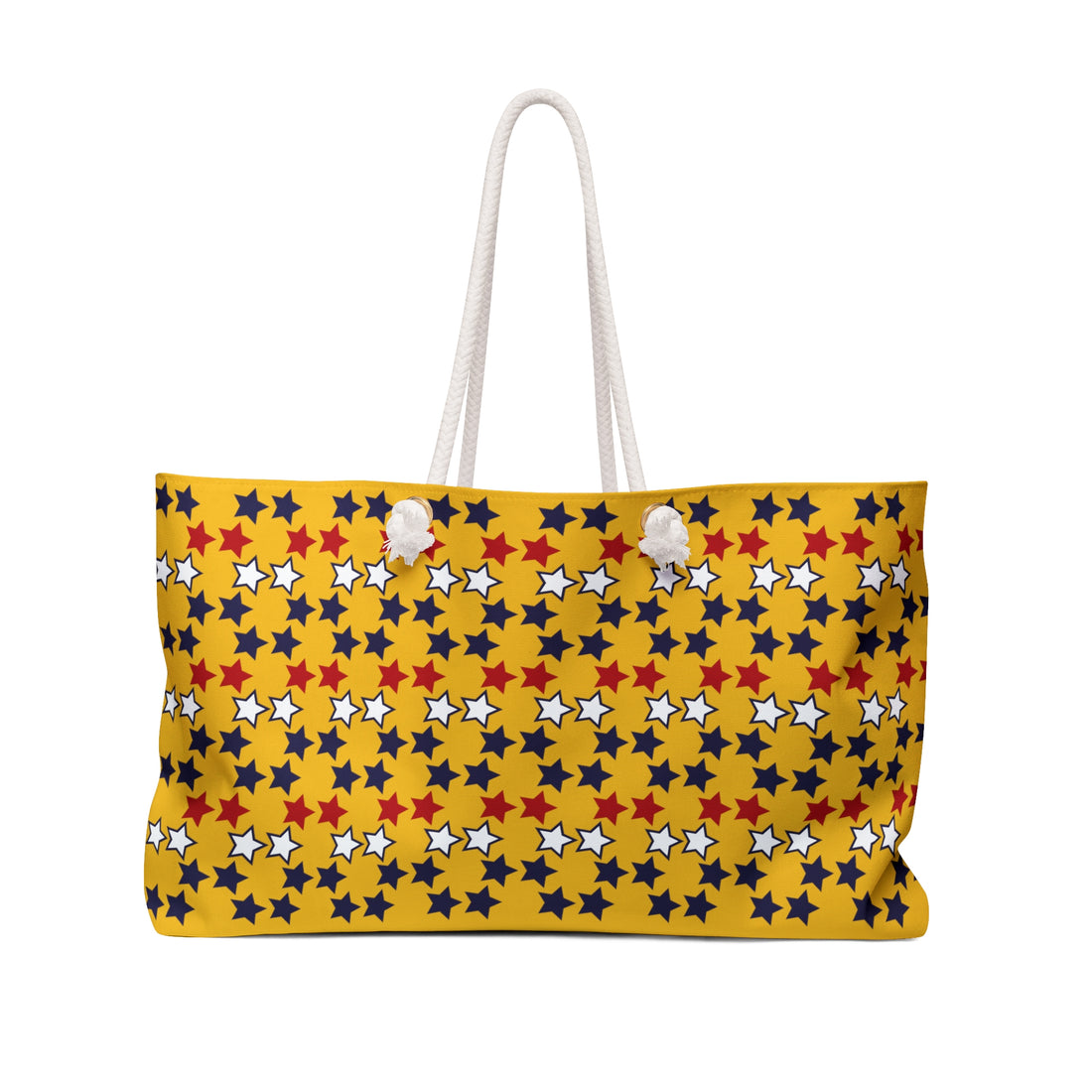 Yellow Starry Weekender Tote Bag
