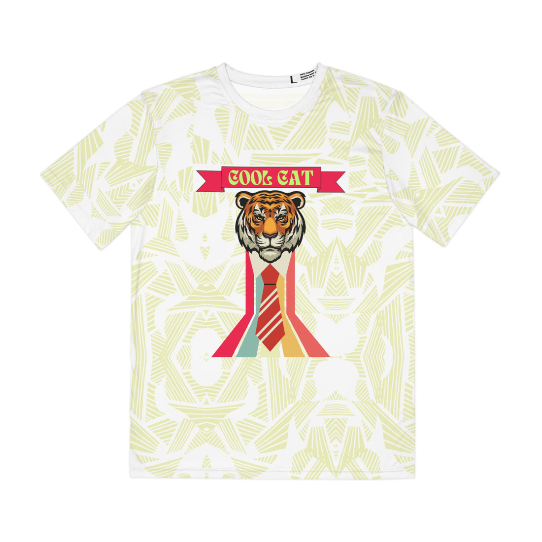 Cool Cat Men's Polyester Tee (AOP)