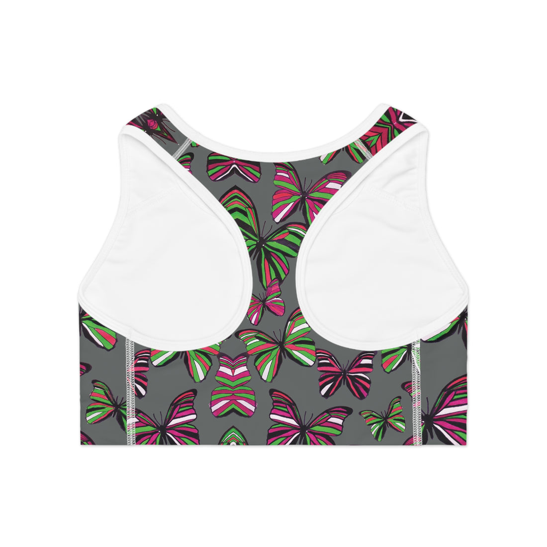 Ash Butterfly Racerback Sports Bra & Yoga Leggings Bundle