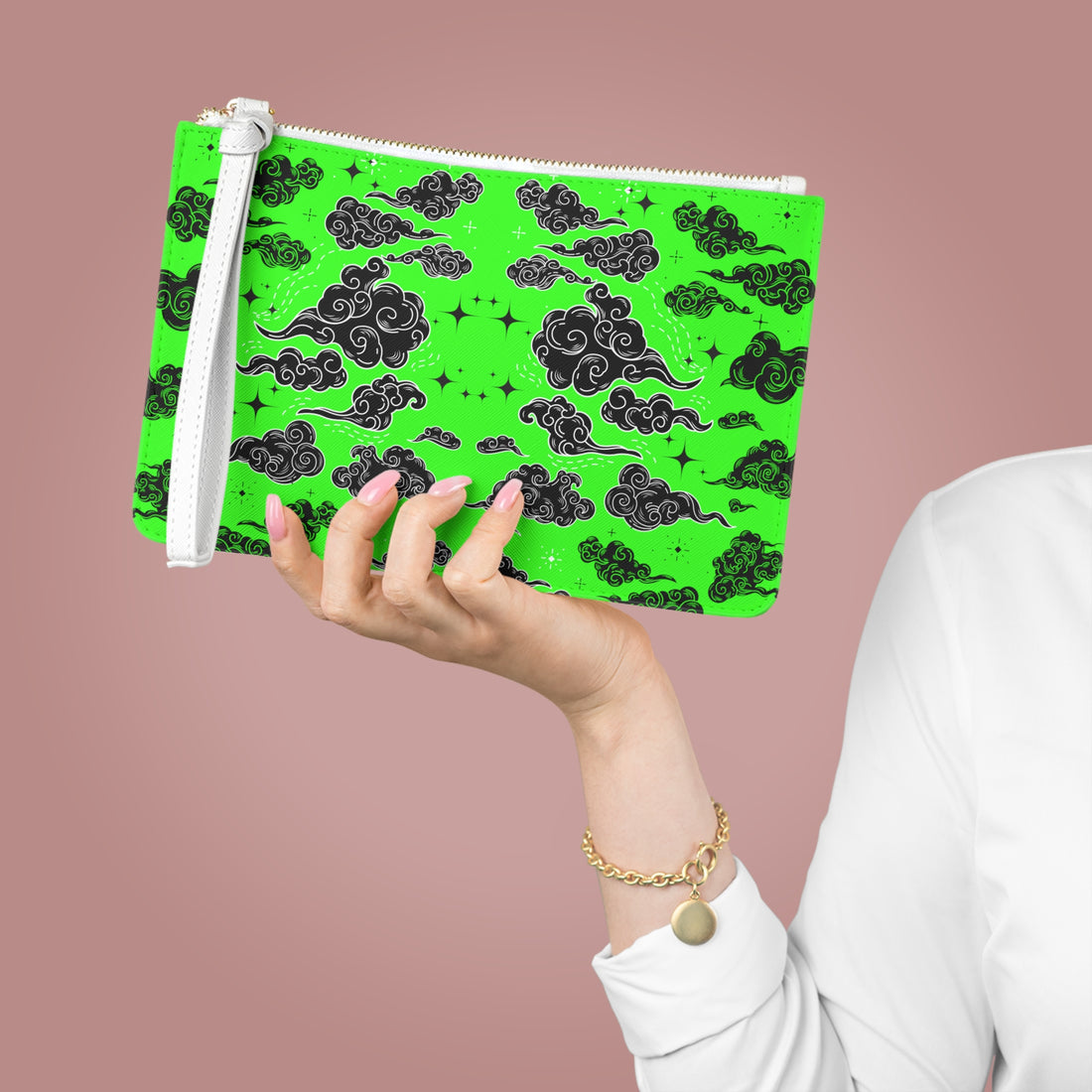 Orient Cloud Clutch Bag